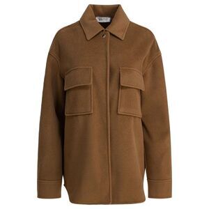 SEMPER Women's Button-Front Overshirt Jacket Women BROWN Coats & Jackets